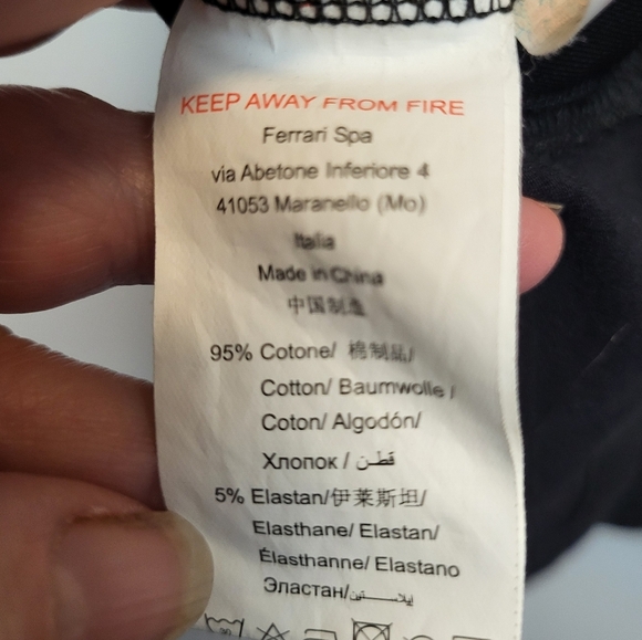 Official Ferrari 'Winning is the Only Option' Black Graphic T-Shirt - Size M - Picture 7 of 8